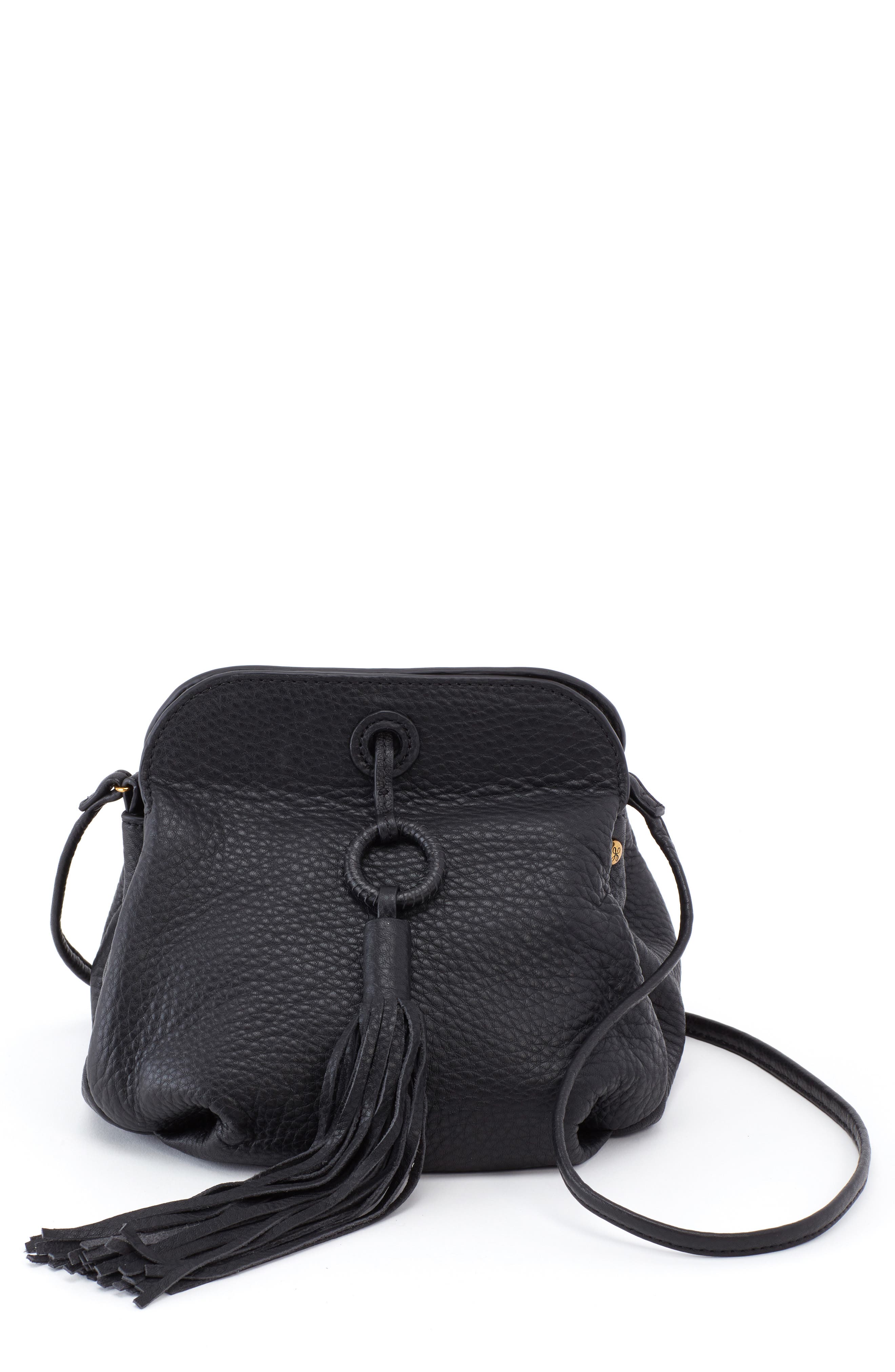 HOBO Birdy Tassel Leather Crossbody Bag, Main, color, 