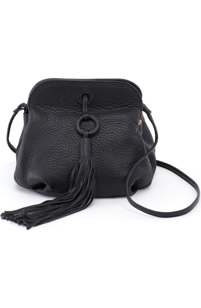 HOBO Birdy Tassel Leather Crossbody Bag, Main, color,