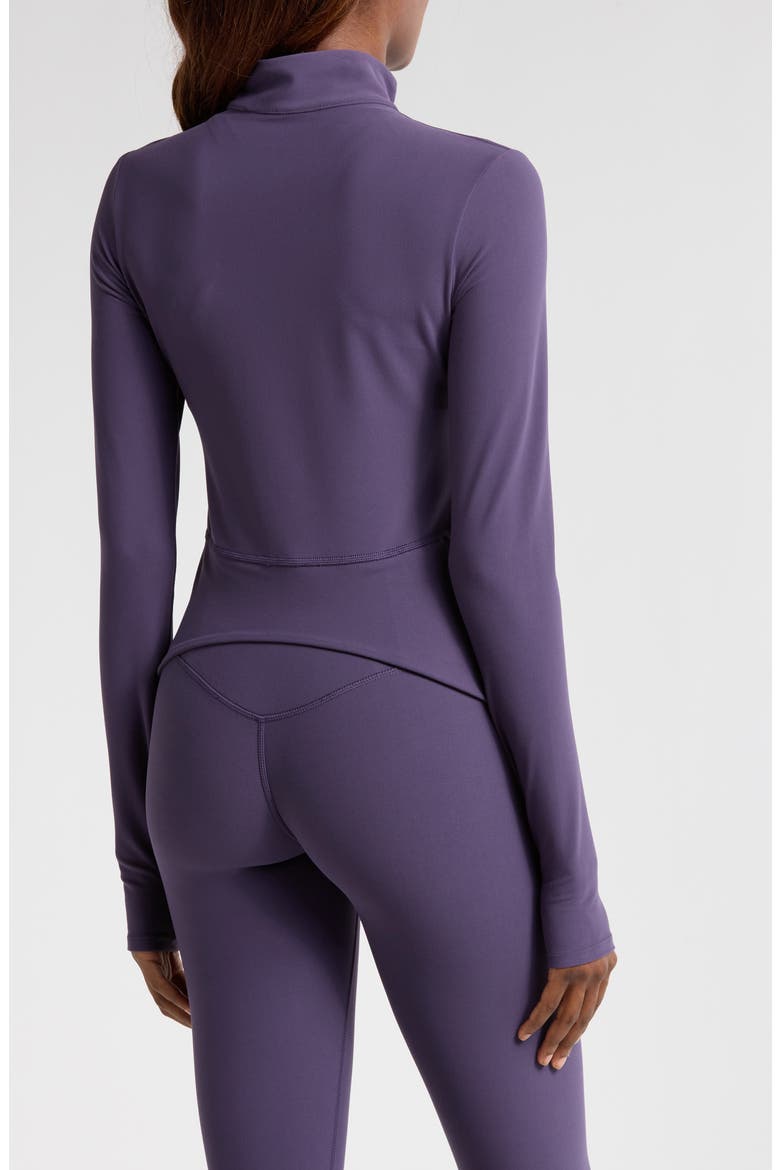 SPANXsmooth™ OnForm Full Zip Jacket, Alternate, color, AUBERGINE