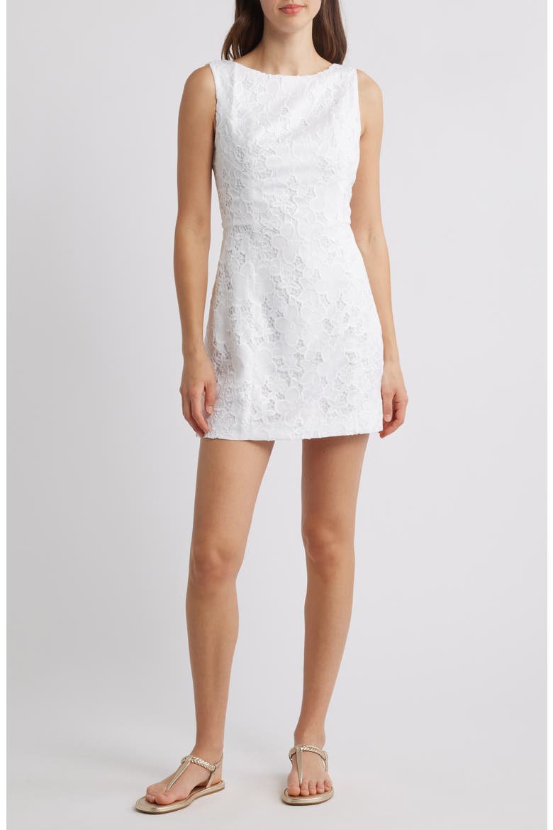Jules Floral Embroidery Skort Romper, Main, color, RESORT WHITE FLOWER BUNCH