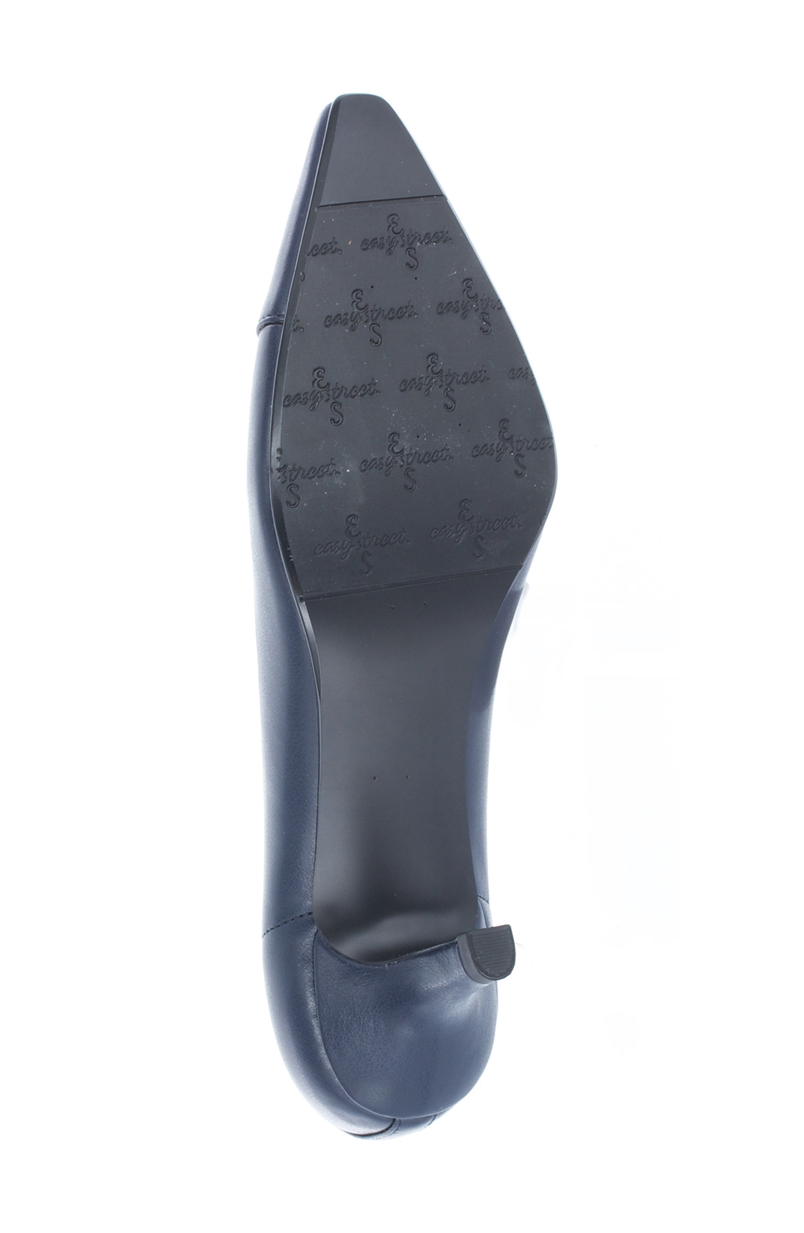 Chiffon Pointed Toe Pump - Multiple Widths Available, Alternate, color, NEW NAVY