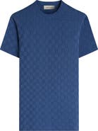 Bugatchi Geo Textured Cotton T-Shirt