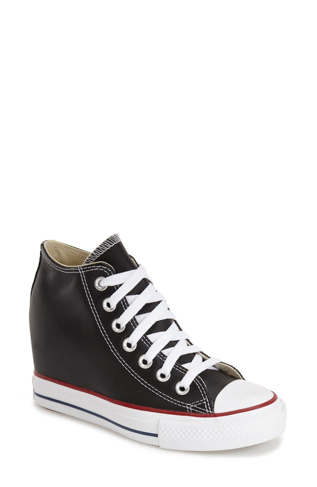 Converse Chuck Taylor<sup>®</sup> All Star<sup>®</sup> 'Lux' Hidden Wedge High Top Sneaker, Main, color, 