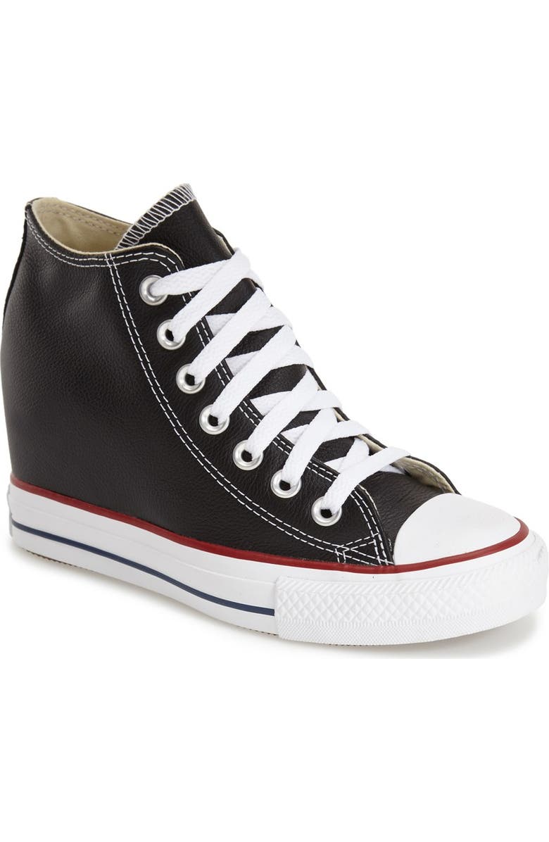 Converse Chuck Taylor<sup>®</sup> All Star<sup>®</sup> 'Lux' Hidden Wedge High Top Sneaker, Main, color,