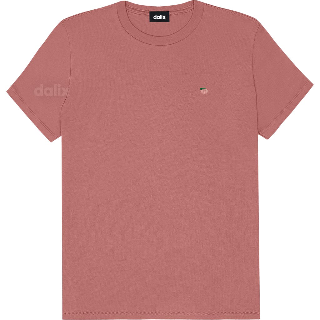 Dalix Womens Lil Peach Jersey Tee In Purple