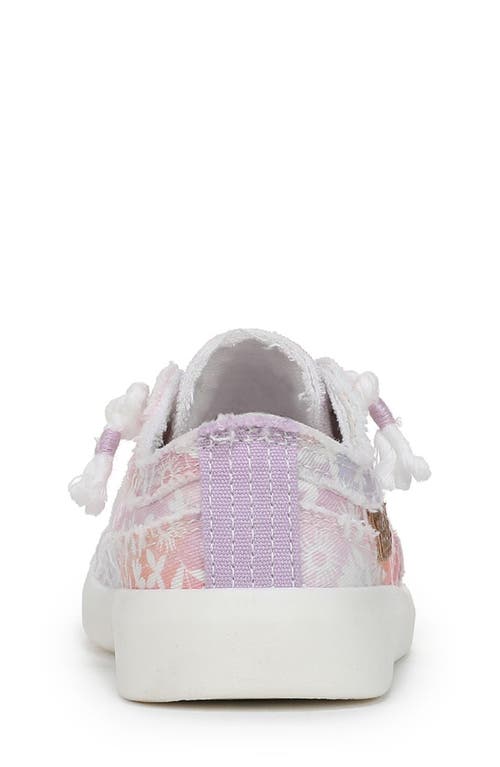 Shop Blowfish Malibu Kids' Beachside Sneaker In Ombre Multi Twill Fabric