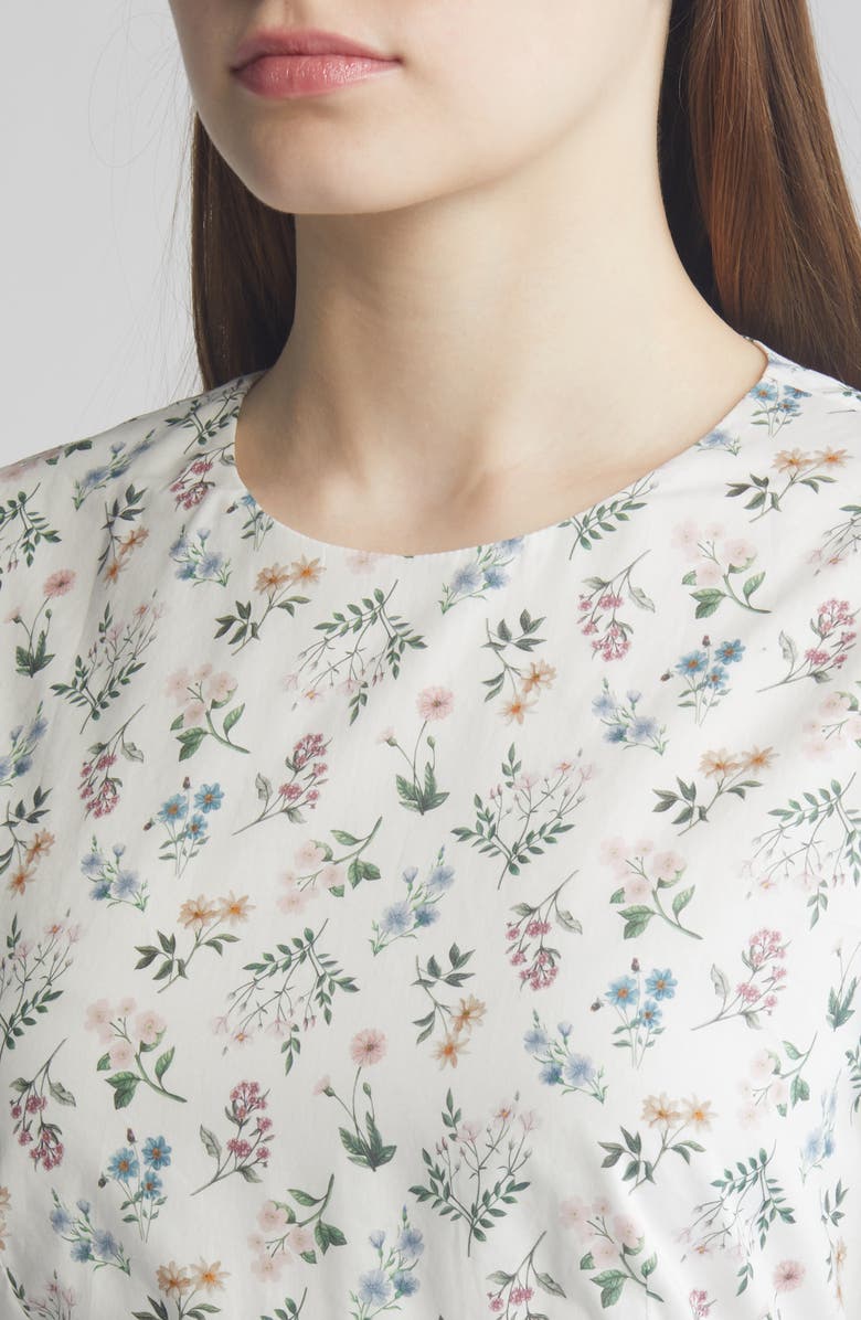 Liberty London Gala Floral Tiered Cotton Maxi Dress, Alternate, color, 