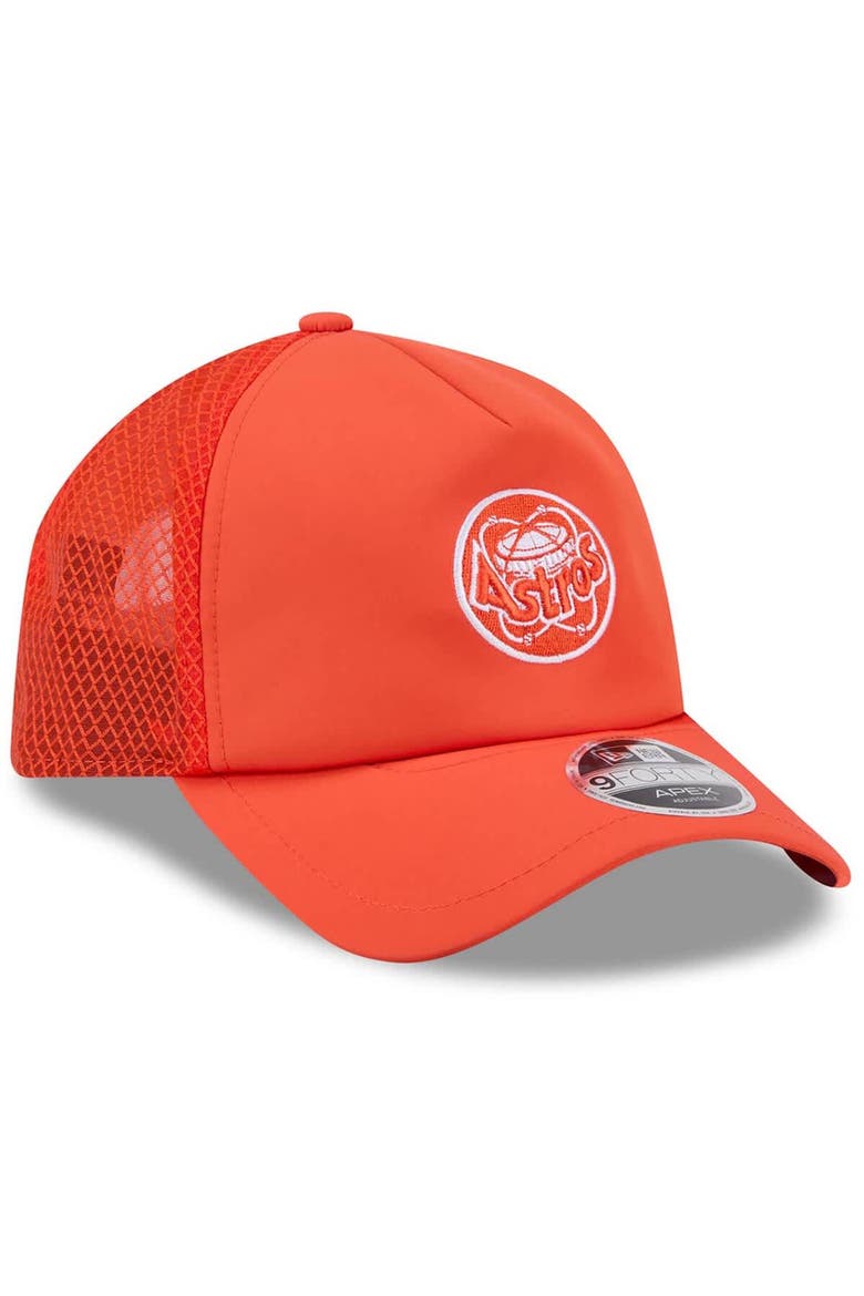 Men's New Era Orange Houston Astros 2026 Batting Practice Alternate Apex 9FORTY Adjustable Hat, Alternate, color, Orange