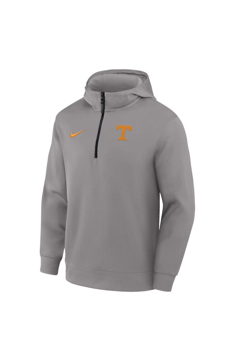 Nike Men's Nike Gray Tennessee Volunteers 2025 Coaches Premium Dri-FIT Quarter-Zip Hoodie, Alternate, color, Gray