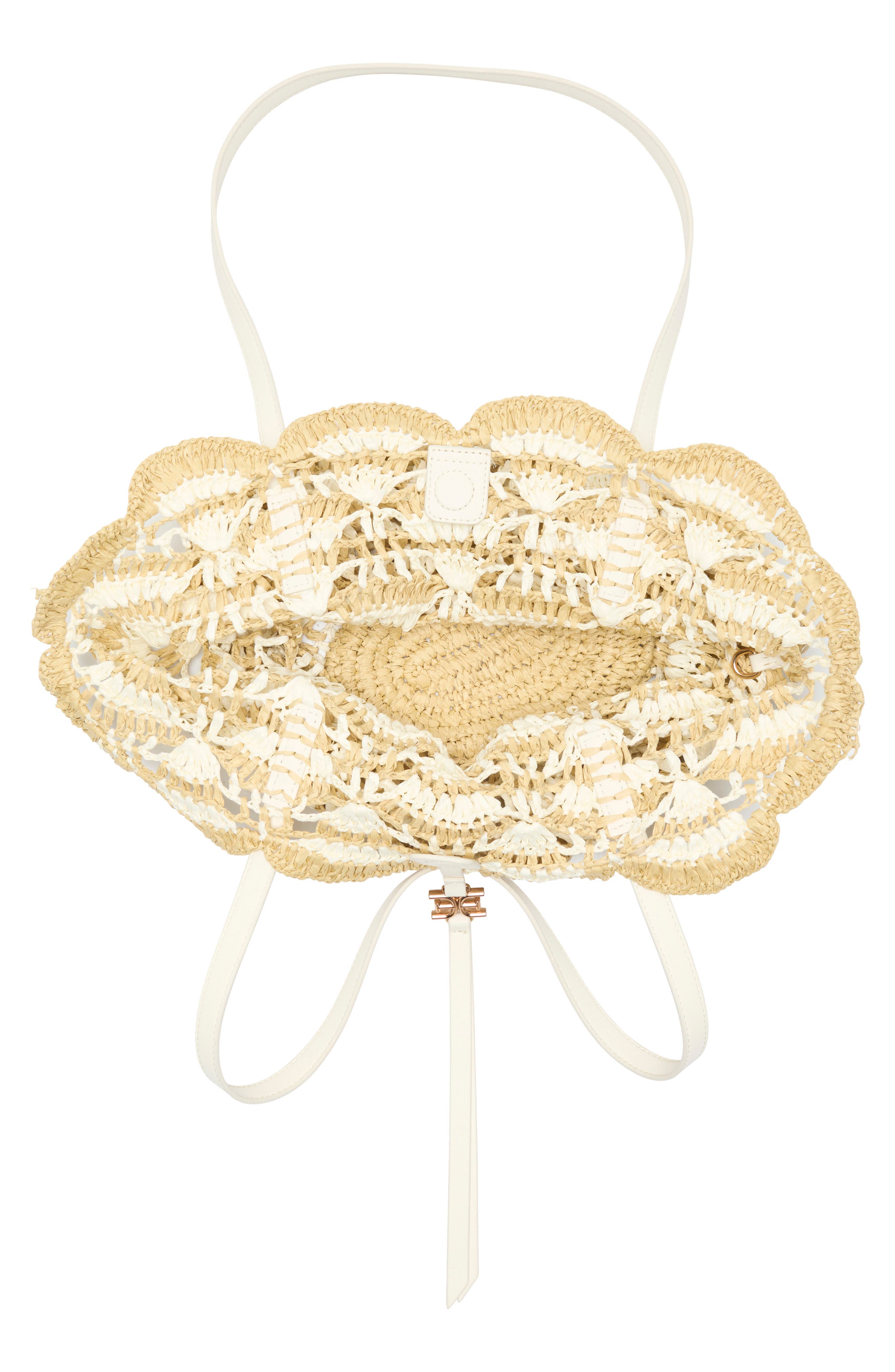 Sam Edelman Laylah Raffia Tote, Alternate, color, Ivory