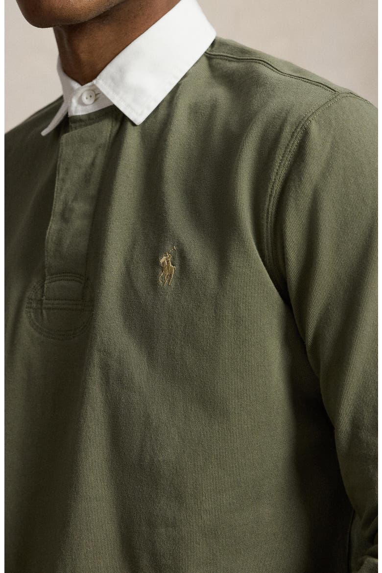 The Iconic Rugby Shirt, Alternate, color, GREEN