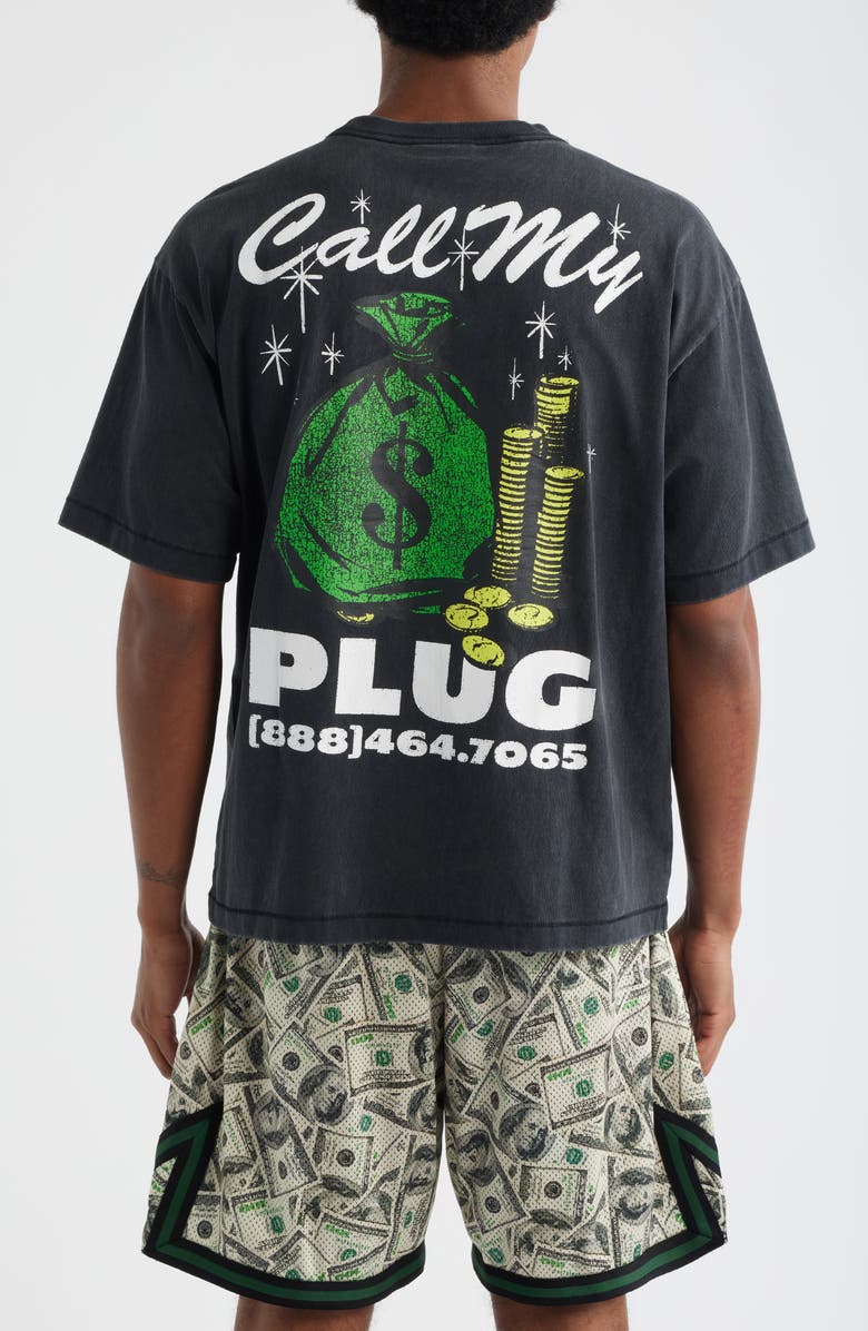 MARKET Call My Plug T-Shirt, Alternate, color, Black