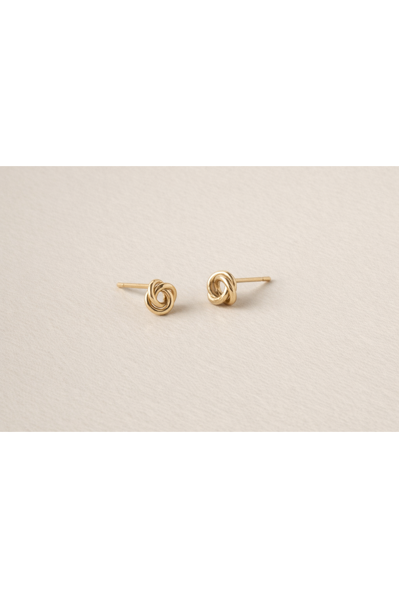 Petite Knot Studs, Alternate, color, 14k Gold Fill