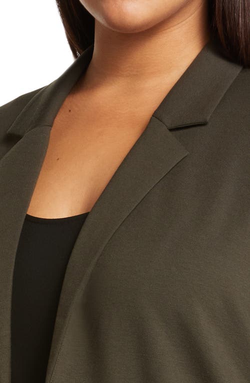 Eileen Fisher Open Front Blazer In Multi