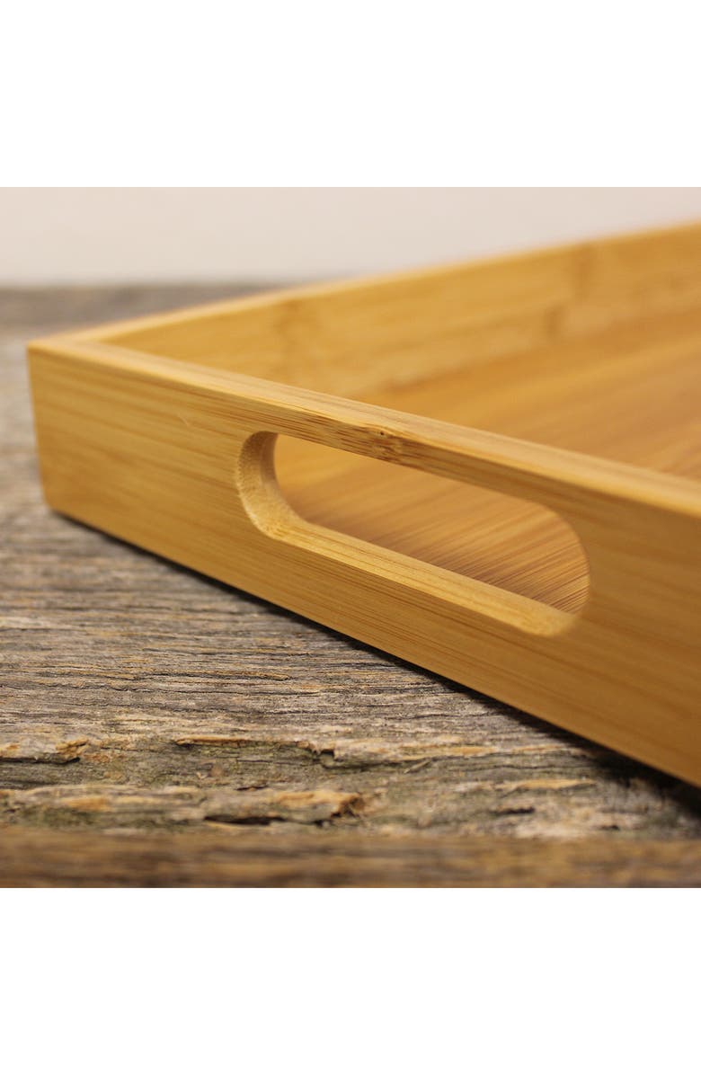 BergHOFF 14" Bamboo Wood Serving Tray, Alternate, color, Natural