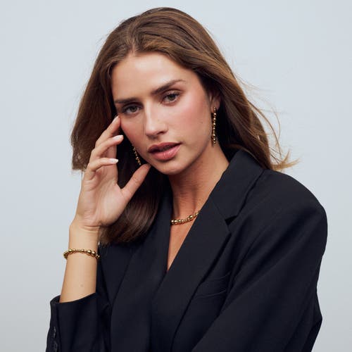 Sif Jakobs Jewellery Earrings Bormio Lungo In Gold