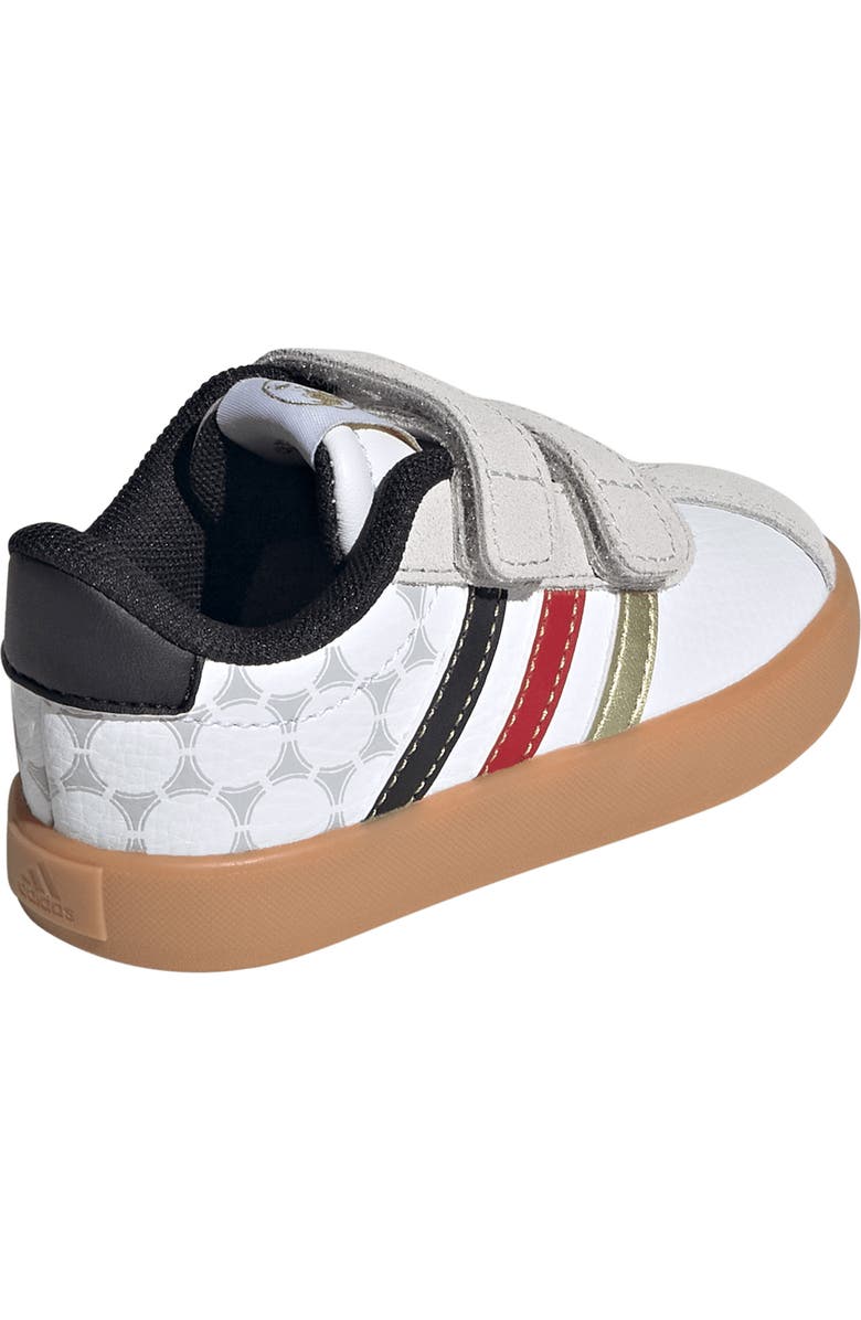 adidas Kids' VL Court 3.0 Sneaker, Alternate, color, White/ Core Black/ Gold