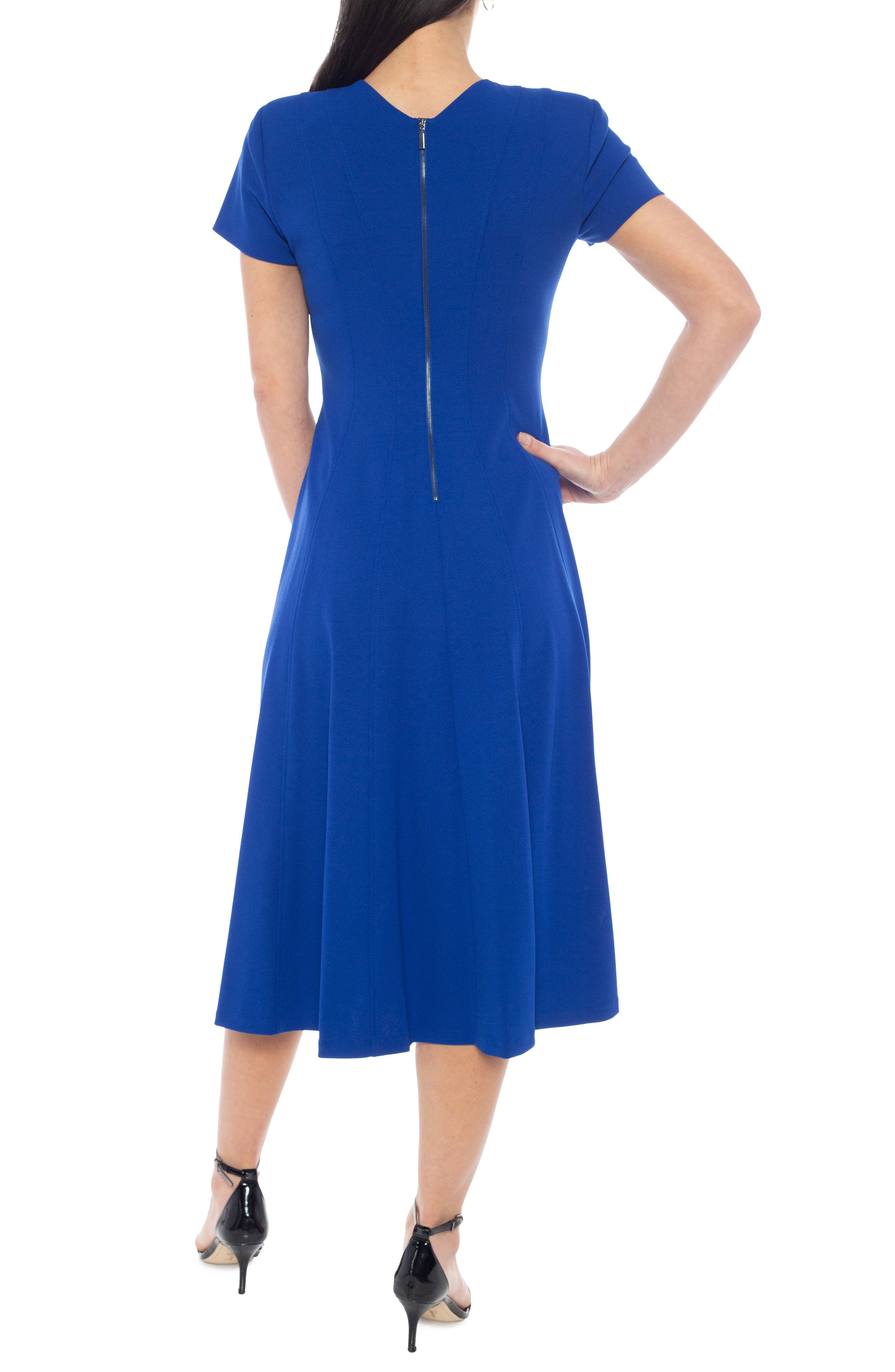 Crepe A-Line Dress - image 2