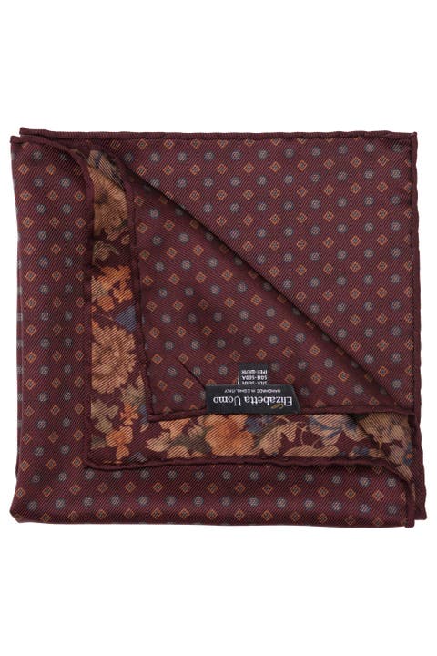 Vico - Double Sided Silk Pocket Square for Men