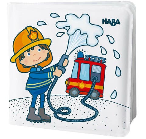 Magic Bath Book Fire Brigade - Wet the Pages to Reveal Colorful Backgrounds in Tub or Pool