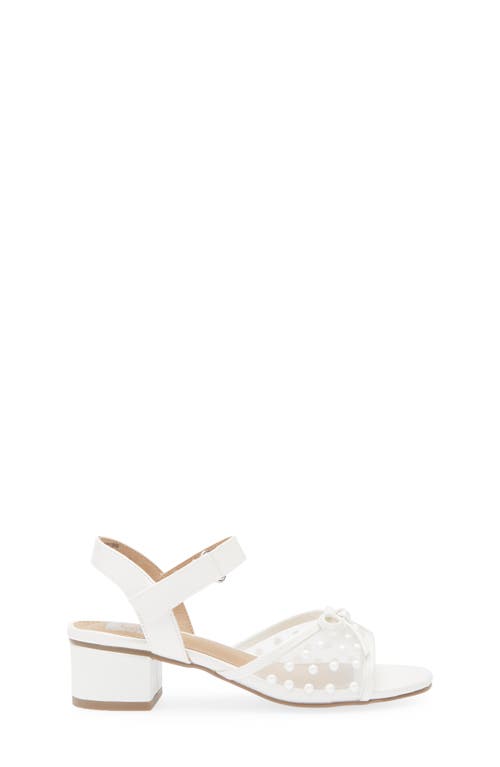 Dolce Vita Dv By Kids' Goodwin Ankle Strap Sandal In White