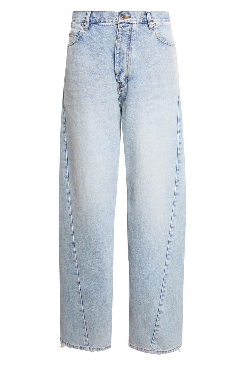 Twisted Seam Organic Cotton Jeans, Alternate, color, 4020 MIDNIGHT BLUE