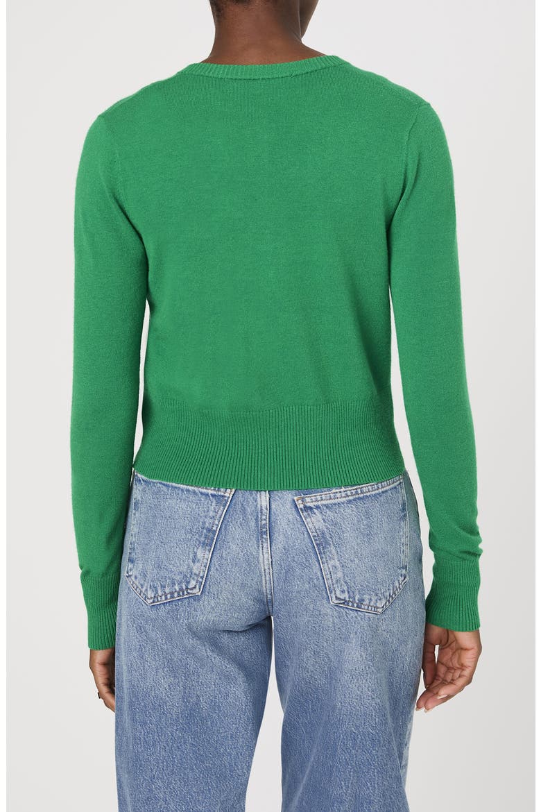 Cozysoft Crop Cardigan, Alternate, color, GREEN SUMMER