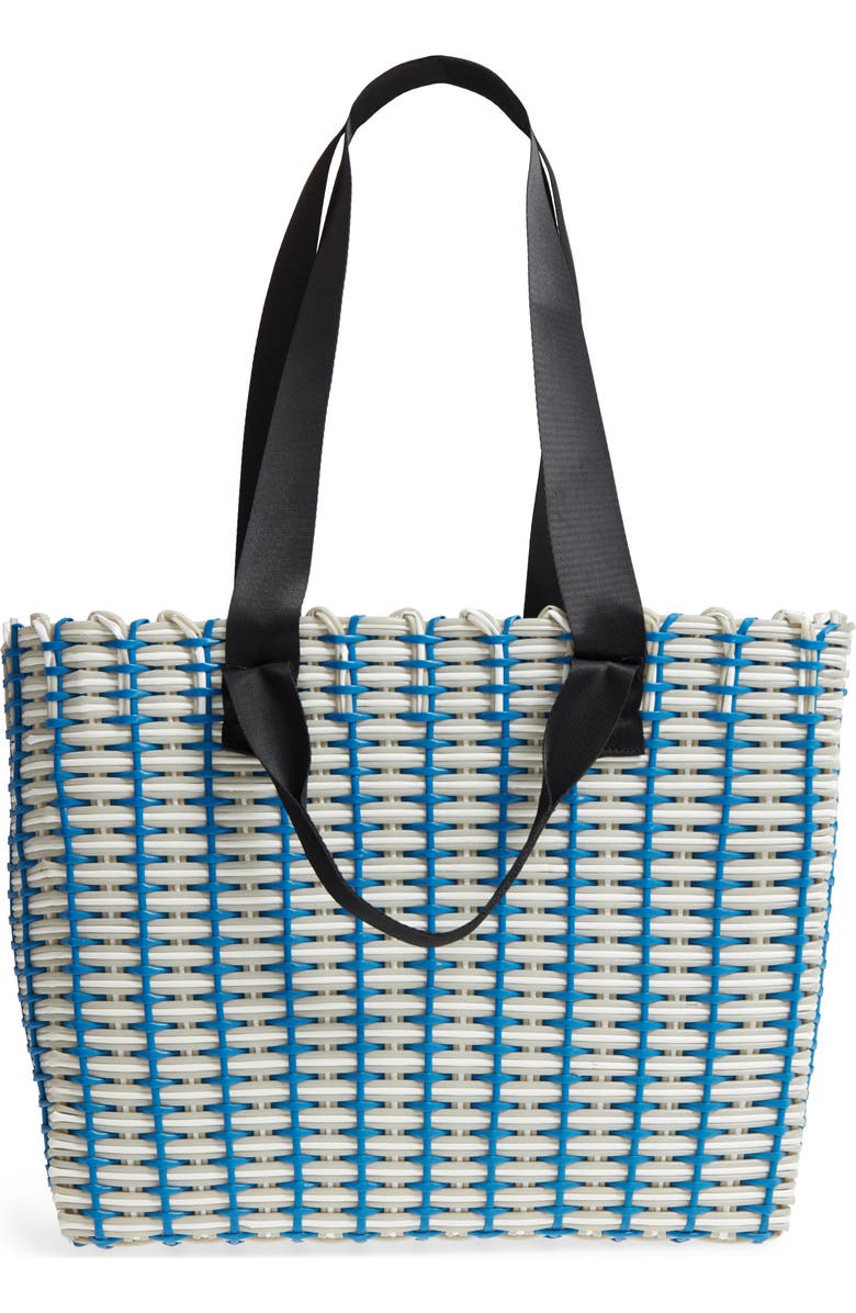 Nordstrom Stripe Woven Tote, Main, color,