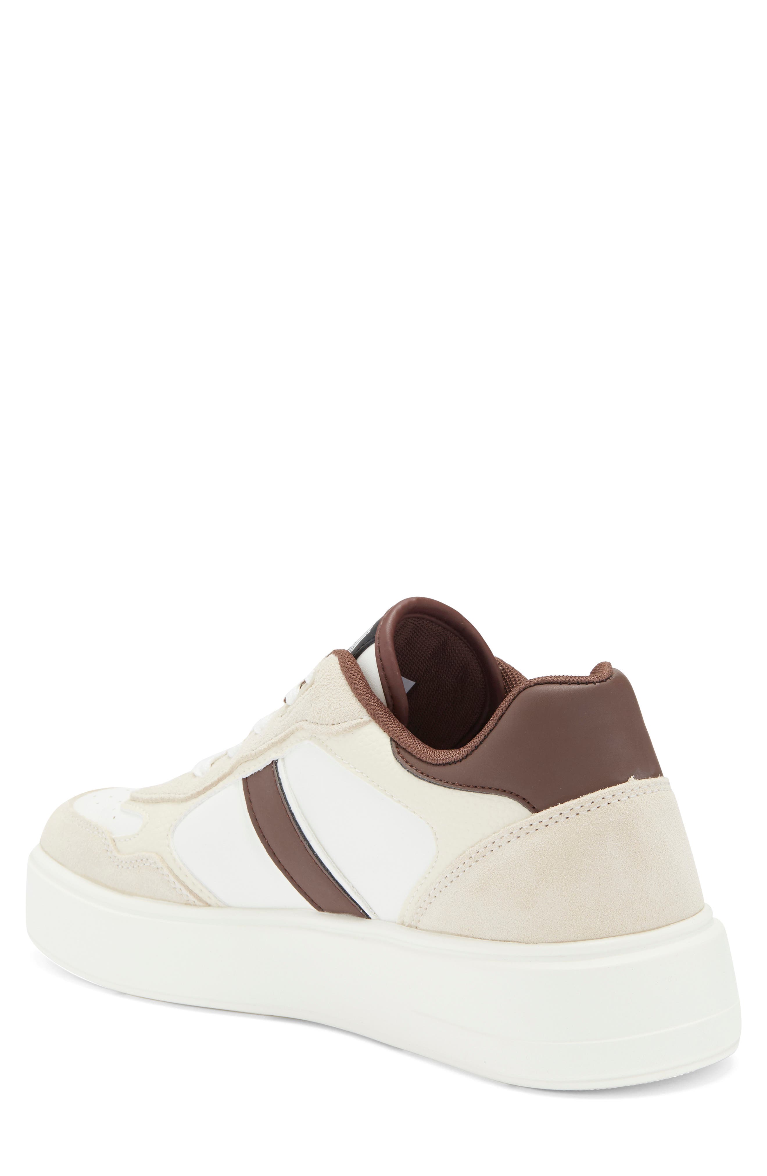 Roberto Cavalli Cavalli Class Low Top Sneaker, Alternate, color, White/ Farro/ Off White/ Brown