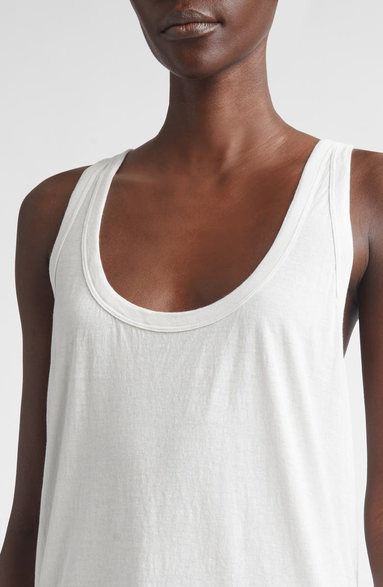 Rick Owens Pony Cotton Tank, Alternate, color, Milk Wash