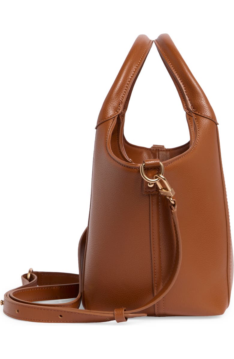 Sam Edelman Mini Sydney Tote Bag, Alternate, color, Cognac
