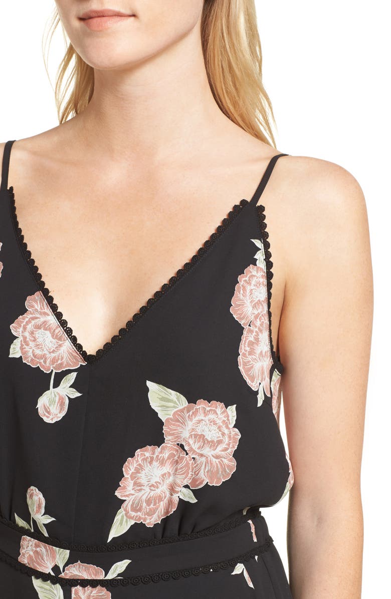 cupcakes and cashmere Felissa Strappy Jumpsuit, Alternate, color, 