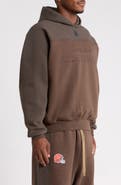 Fear of God Essentials Cleveland Browns 90s Relaxed Colorblock Hoodie