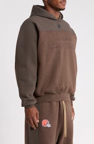 Fear of God Essentials Cleveland Browns 90s Relaxed Colorblock Hoodie