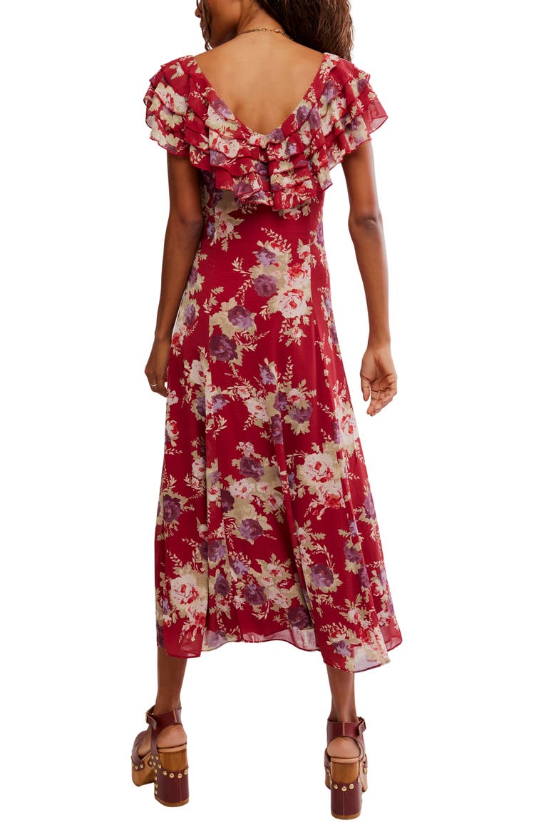 Intimately FP Forsythia Maxi Dress, Alternate, color, RICHEST RED COMBO