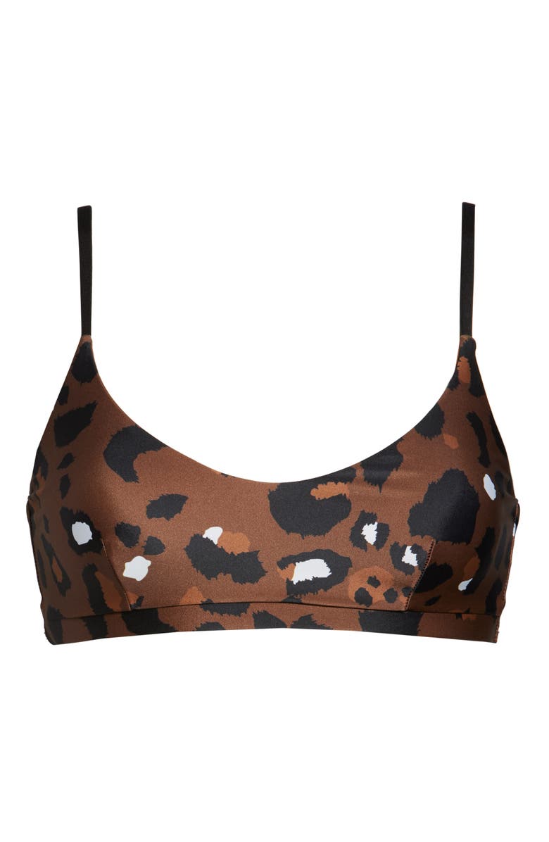 The Upside Tobacco Leopard Ballet Bra, Alternate, color,