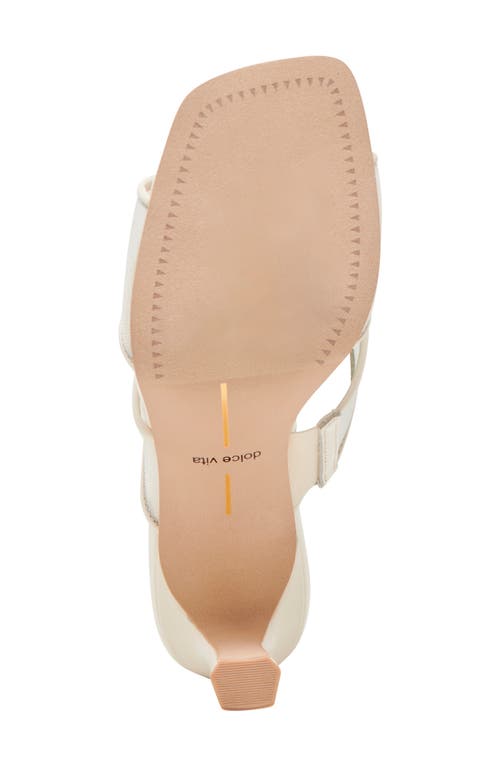 Dolce Vita Gitel Slide Sandal In Off White Mesh