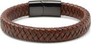 Cufflinks, Inc. Braided Leather Bracelet