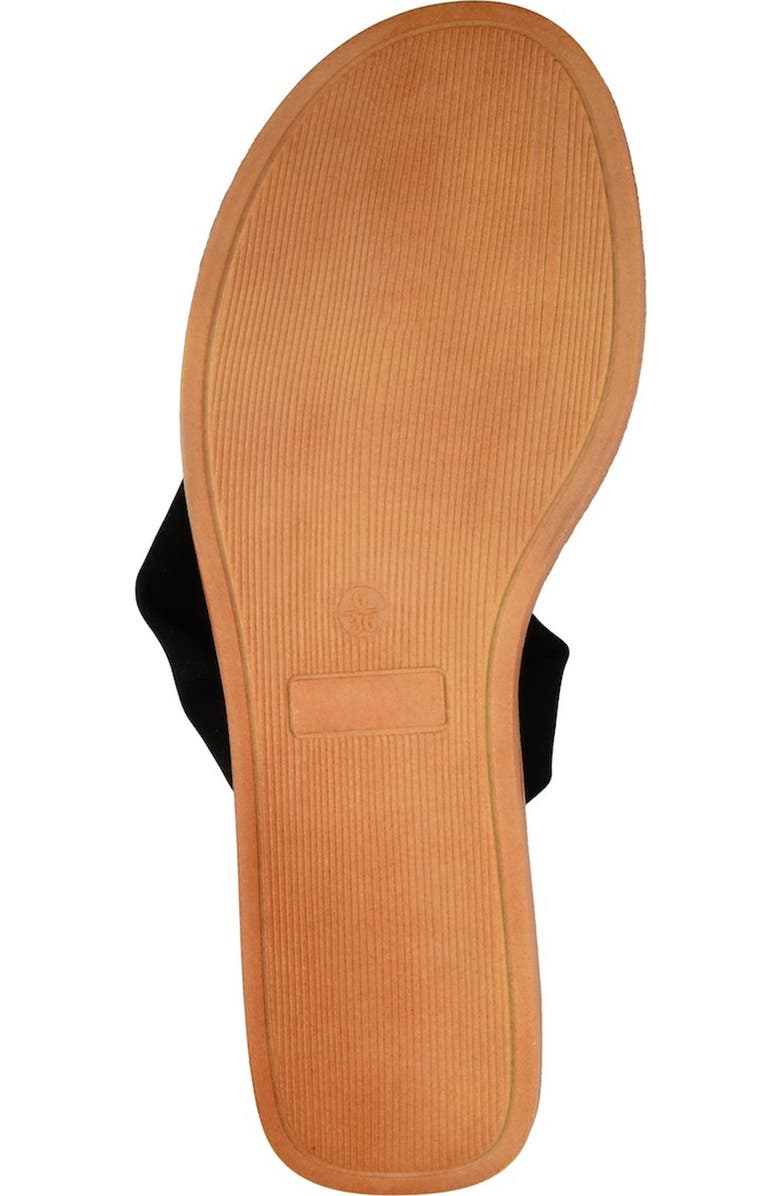 Journee Collection Brindle Thong Sandal, Alternate, color,