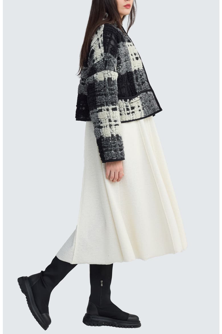 Glacia Structured Crop Jacket, Alternate, color, Foggy