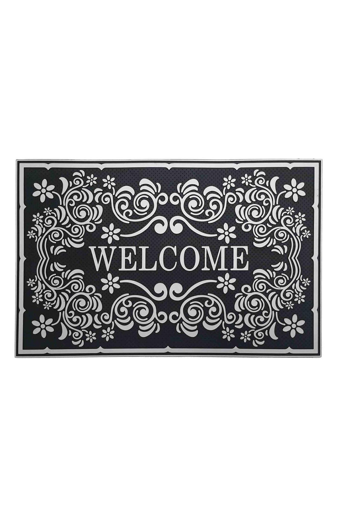 J AND V TEXTILES Welcome Outdoor Mat