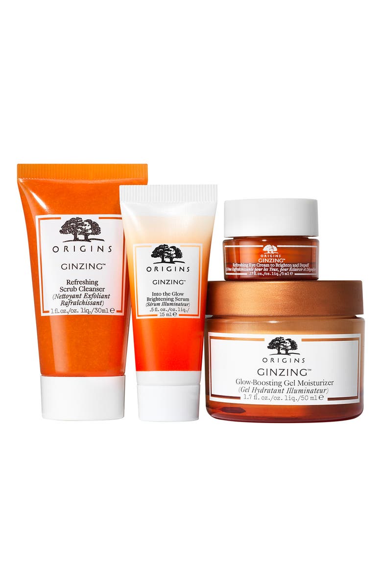 Origins Fave Four: Brighten, Refine, Renew & Hydrate Set USD $77 Value, Alternate, color, 