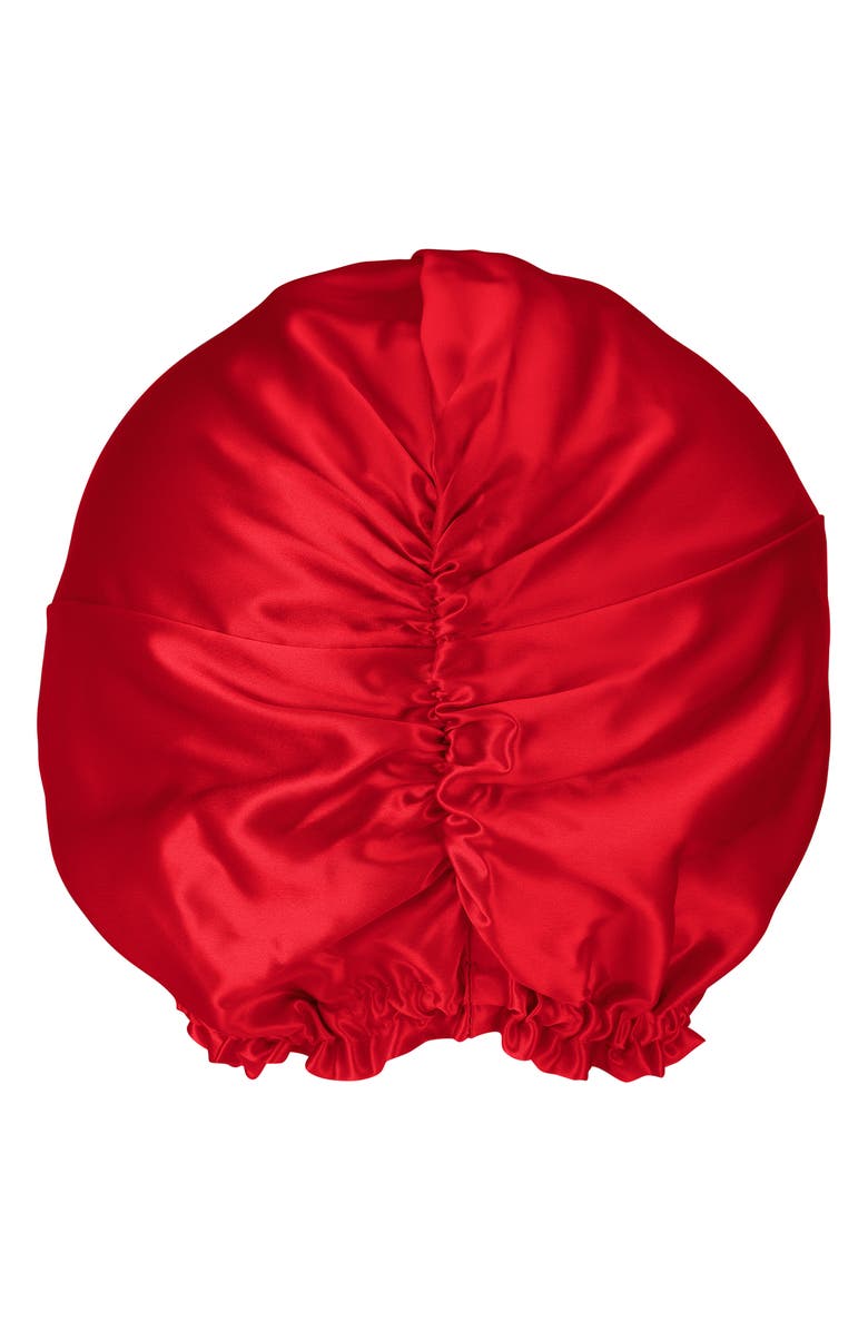 BLISSY Mulberry Silk Hair Bonnet, Alternate, color, Red