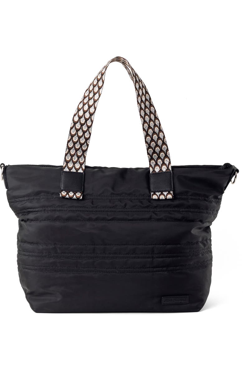 Urban Originals Hear the Music Nylon Tote, Main, color, Black