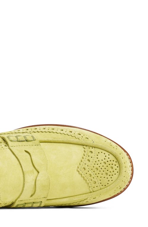 The Office Of Angela Scott Miss Emma Wingtip Mule In Yellow