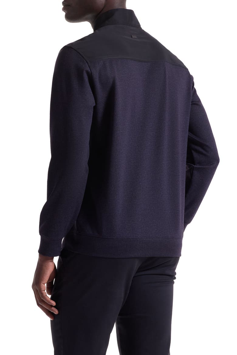 Quarter Zip Pullover, Alternate, color, EGGPLANT