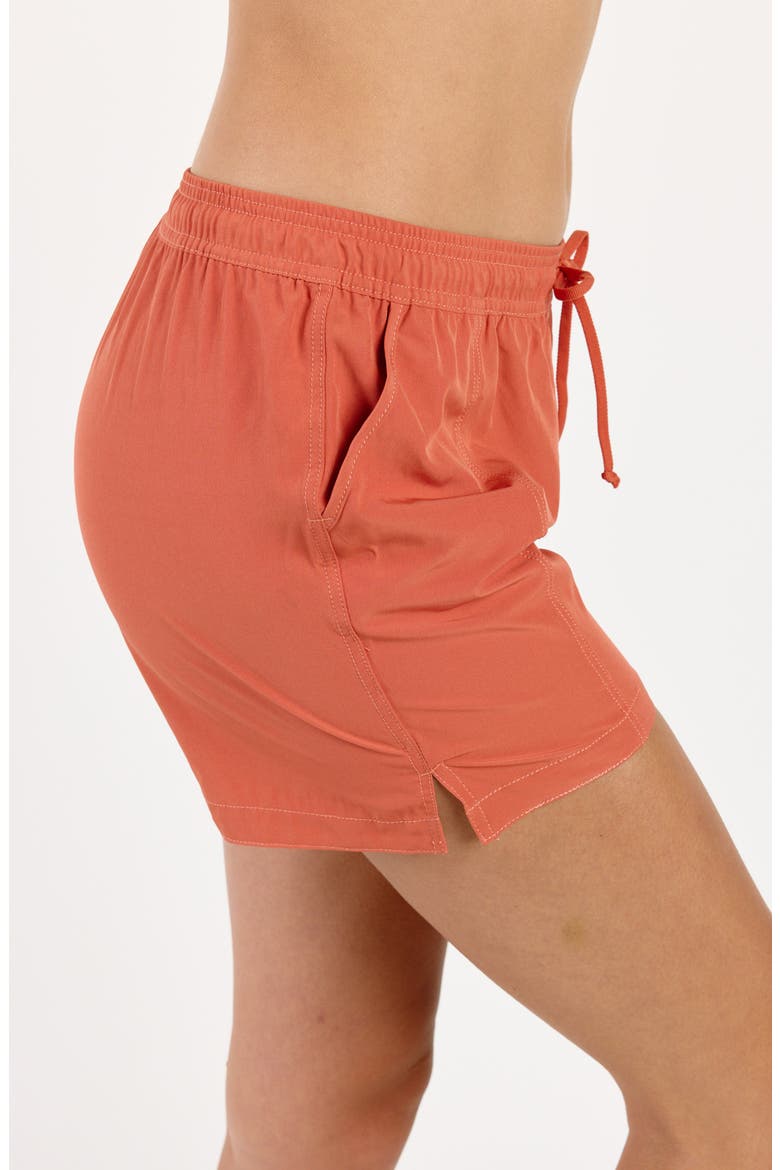 4" Board Shorts, Alternate, color, Rust