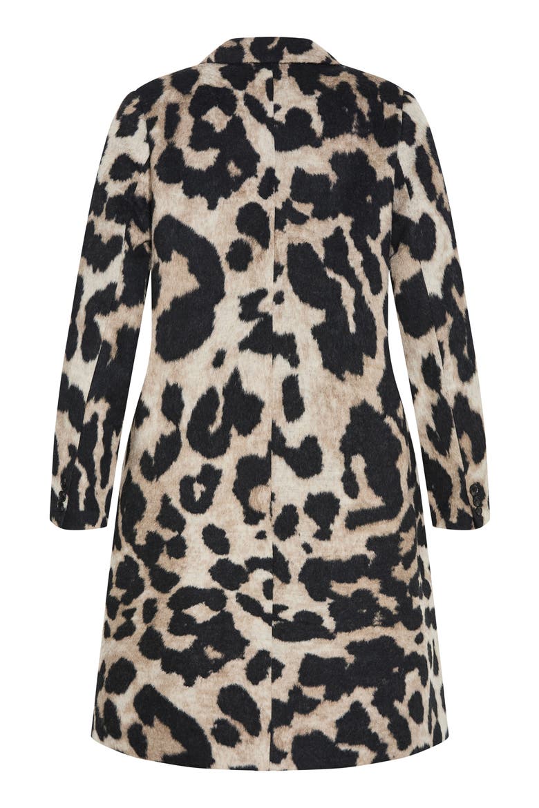 Print Coat, Alternate, color, LEOPARD