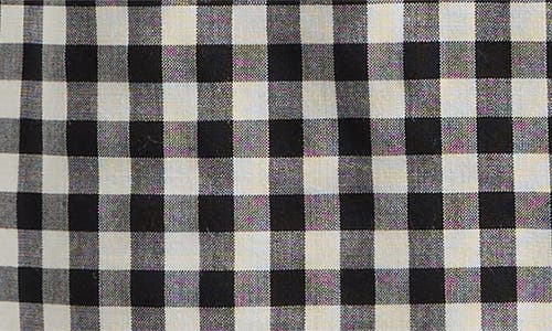 Shop Madewell Gingham V-neck Wool Blend Vest Minidress In True Black