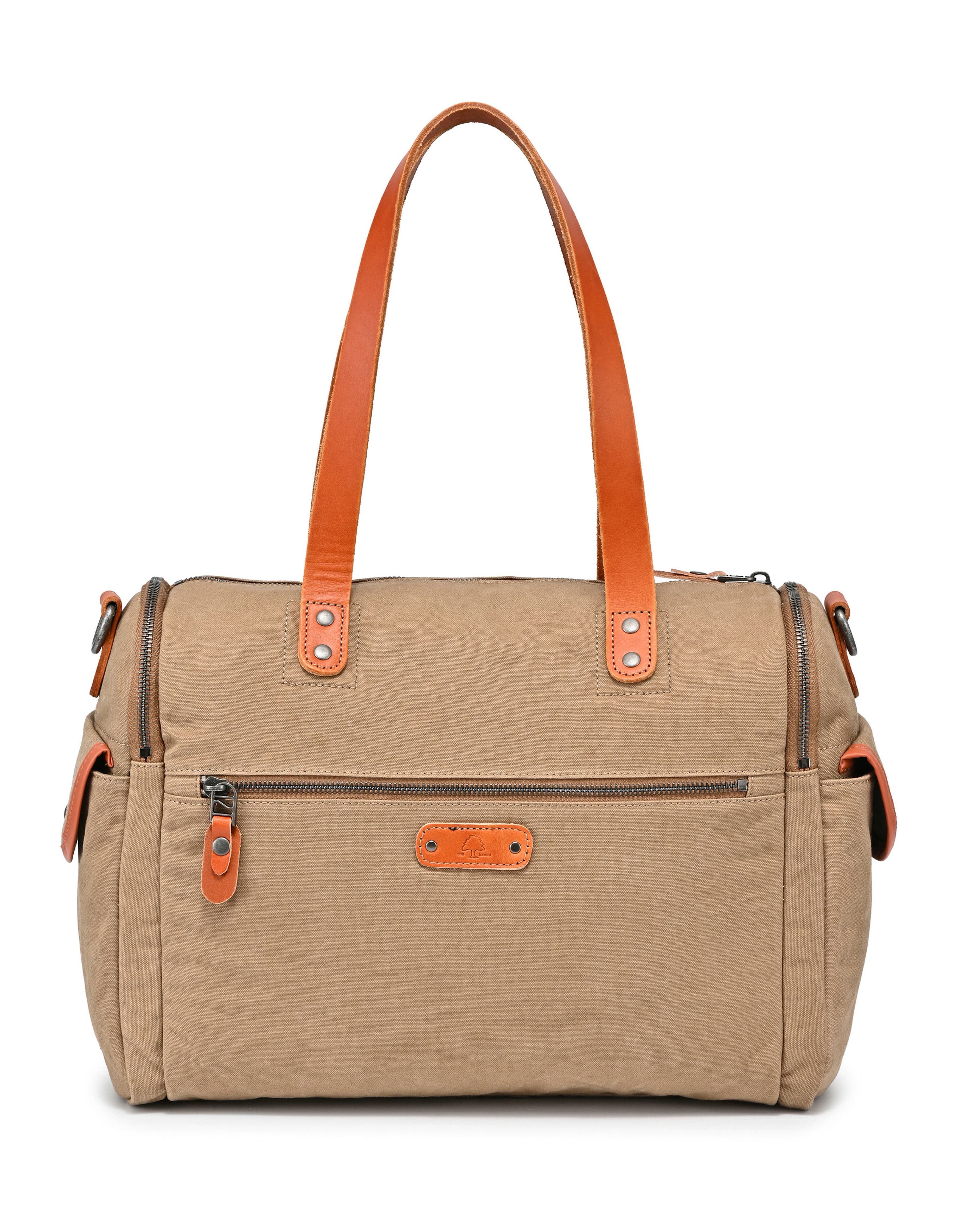 TSD Brand Super Horse Studded Canvas Convertible Satchel | Nordstrom
